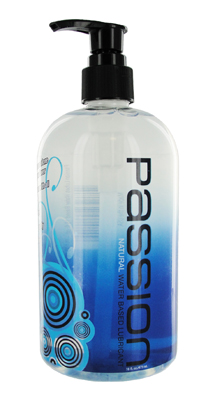 Get nice and wet for some steamy action with Passion Water-Based Lubricant, now with a new all natural formula. With its superb formula you will have a natural feel that keeps you moist longer for those extended wild bedroom sessions. This lube also works great with all toy materials for your private sessions. The new large 16 ounce size bottle features a convenient pump top for ease of application, so lube up and get ready for Passion!

Easily washes away with warm water and mild soap. Reapply as desired.

Size: 16 ounces 